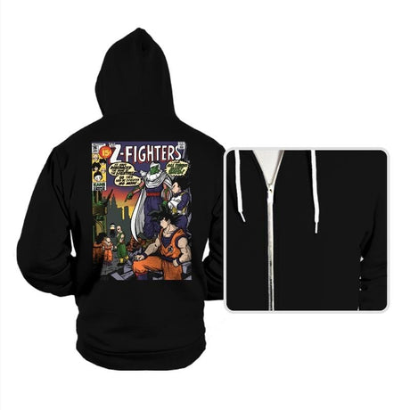 Z-Fighters - Hoodies Hoodies RIPT Apparel Small / Black