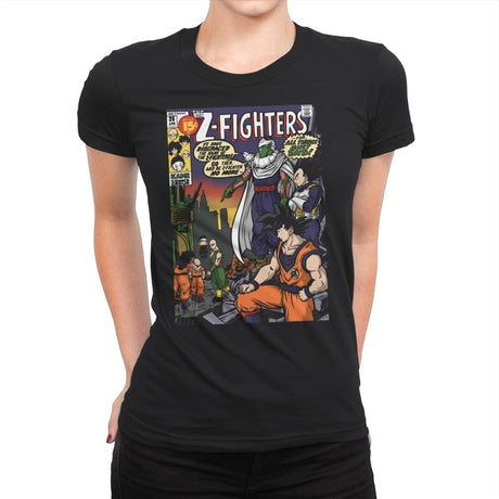 Z-Fighters - Womens Premium T-Shirts RIPT Apparel Small / Black