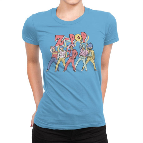 Z Pop - Womens Premium T-Shirts RIPT Apparel Small / Turquoise