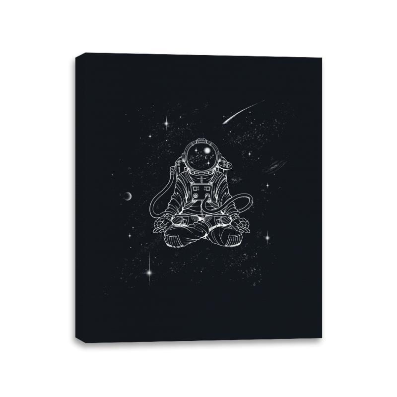 Zen Astronaut - Canvas Wraps Canvas Wraps RIPT Apparel 11x14 / Black