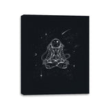 Zen Astronaut - Canvas Wraps Canvas Wraps RIPT Apparel 11x14 / Black