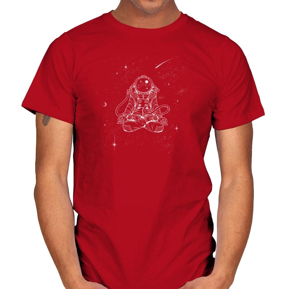 Zen Astronaut - Mens T-Shirts RIPT Apparel Small / Red