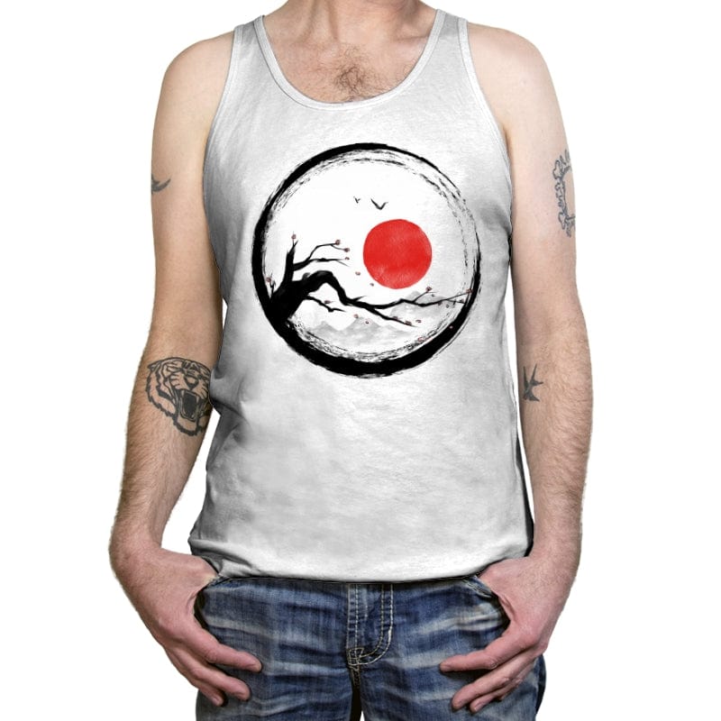 Zen Nature - Tanktop Tanktop RIPT Apparel X-Small / White