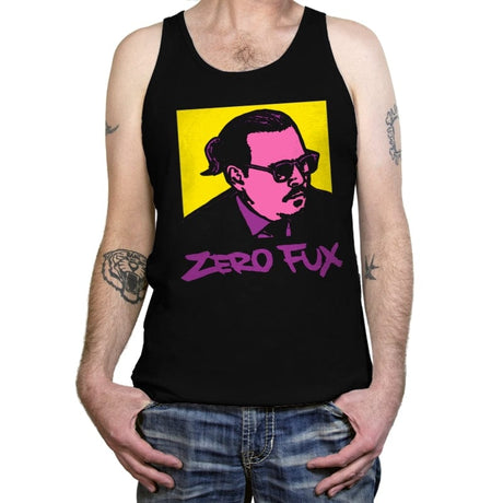 Zero Fux Given - Tanktop Tanktop RIPT Apparel X-Small / Black