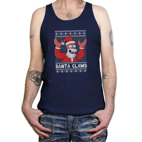 Zoiberg Santa Claws - Tanktop Tanktop RIPT Apparel X-Small / Navy