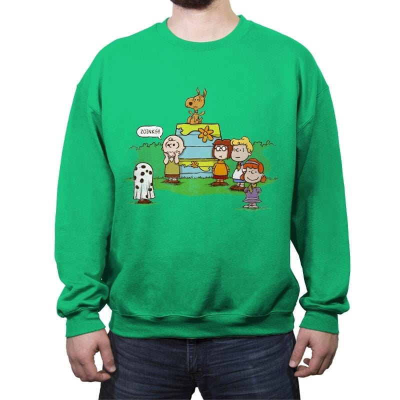 Zoinks!! - Crew Neck Sweatshirt Crew Neck Sweatshirt RIPT Apparel Small / Irish Green