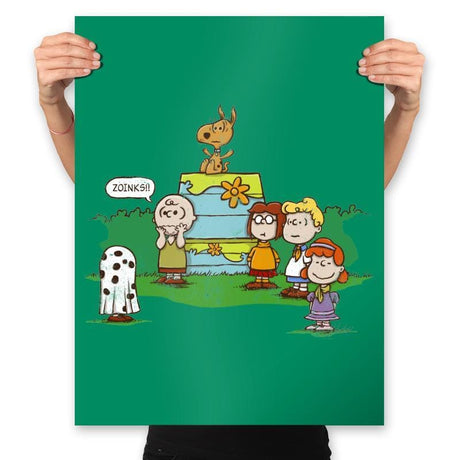 Zoinks!! - Prints Posters RIPT Apparel 18x24 / Kelly