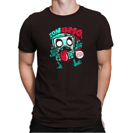 Zombmo Exclusive - Dead Pixels - Mens Premium T-Shirts RIPT Apparel Small / Dark Chocolate