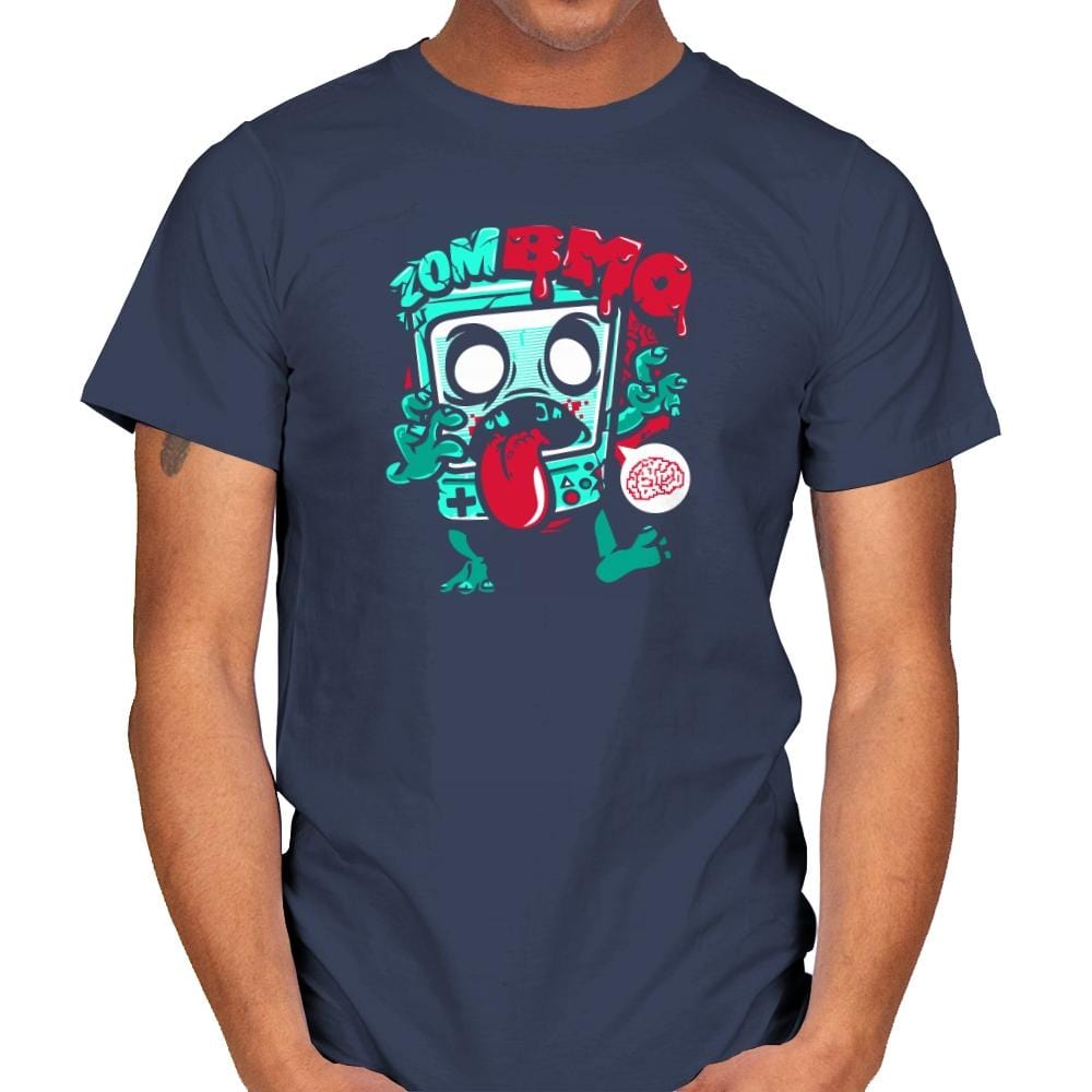 Zombmo Exclusive - Dead Pixels - Mens T-Shirts RIPT Apparel Small / Navy