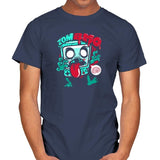 Zombmo Exclusive - Dead Pixels - Mens T-Shirts RIPT Apparel Small / Navy