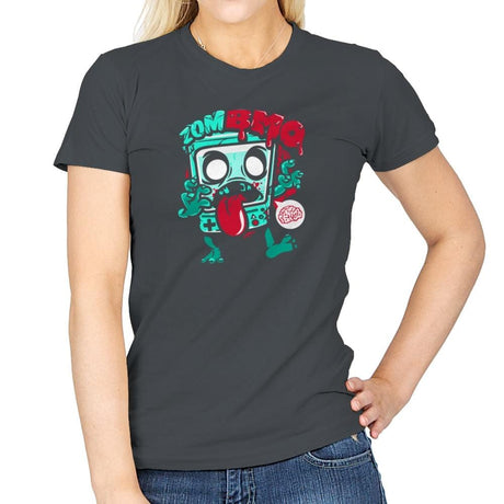 Zombmo Exclusive - Dead Pixels - Womens T-Shirts RIPT Apparel Small / Charcoal