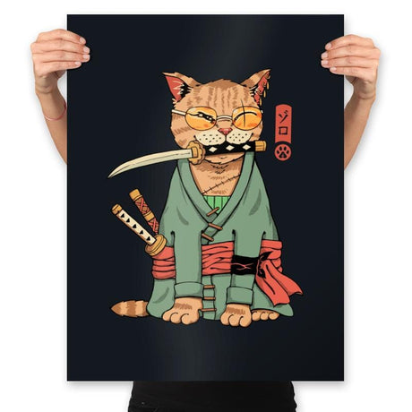 Zoro Catana - Prints Posters RIPT Apparel 18x24 / Black