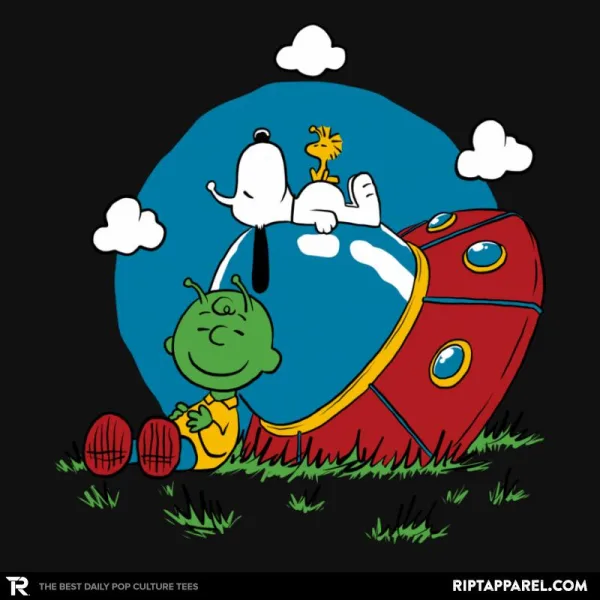 Comic Dog Extraterrestrial
