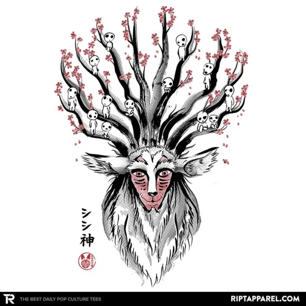 The Deer God Sumie - Sumi Ink Wars