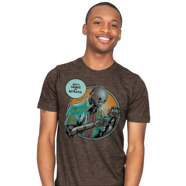 100% Chance of Betrayal Exclusive - Mens T-Shirts RIPT Apparel 4x-large / Brown