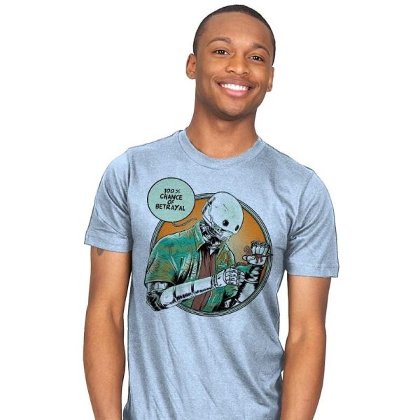 100% Chance of Betrayal Exclusive - Mens T-Shirts RIPT Apparel Small / Baby Blue