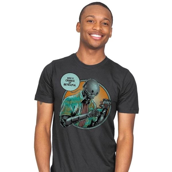 100% Chance of Betrayal Exclusive - Mens T-Shirts RIPT Apparel Small / Charcoal