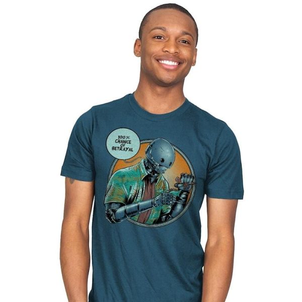 100% Chance of Betrayal Exclusive - Mens T-Shirts RIPT Apparel Small / Indigo