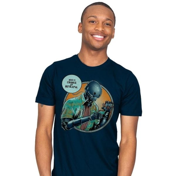 100% Chance of Betrayal Exclusive - Mens T-Shirts RIPT Apparel Small / Navy