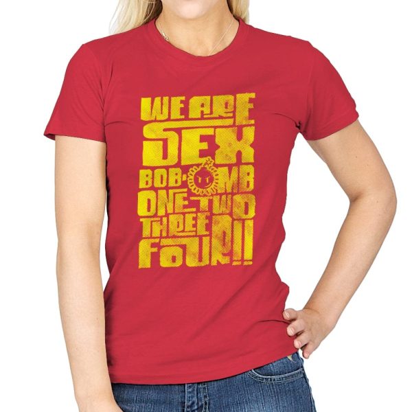 1234 Omb - Womens T-Shirts RIPT Apparel Small / Red