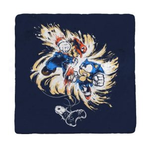 16 Bit Battle - 80s Blaarg - Coasters Coasters RIPT Apparel 1 Coaster