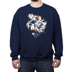 16 Bit Battle - 80s Blaarg - Crew Neck Sweatshirt Crew Neck Sweatshirt RIPT Apparel