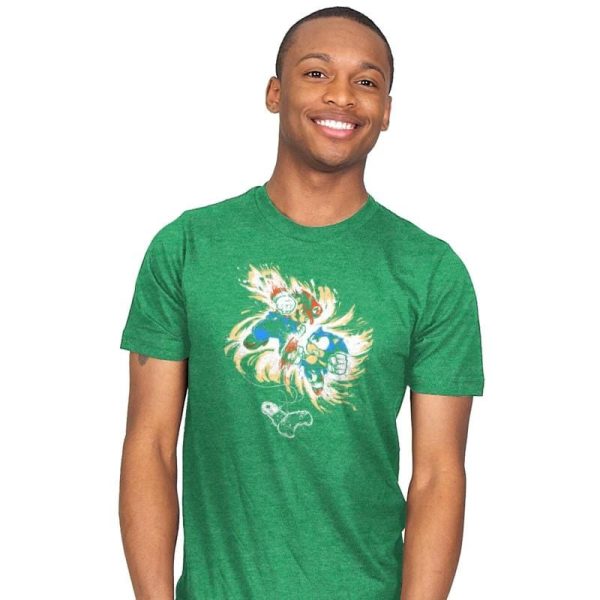 16 Bit Battle - 80s Blaarg - Mens T-Shirts RIPT Apparel 4x-large / Kelly