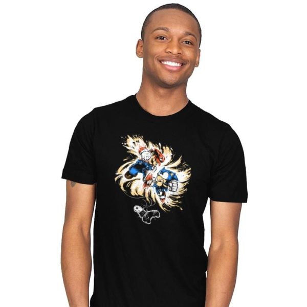 16 Bit Battle - 80s Blaarg - Mens T-Shirts RIPT Apparel Small / Black