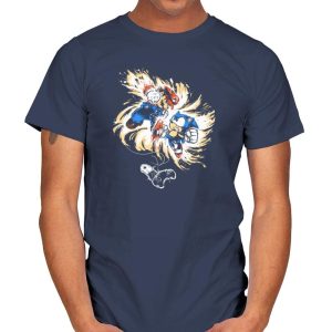 16 Bit Battle - 80s Blaarg - Mens T-Shirts RIPT Apparel Small / Navy