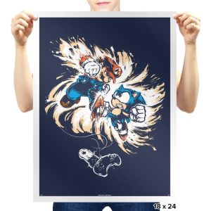 16 Bit Battle - 80s Blaarg - Prints Posters RIPT Apparel