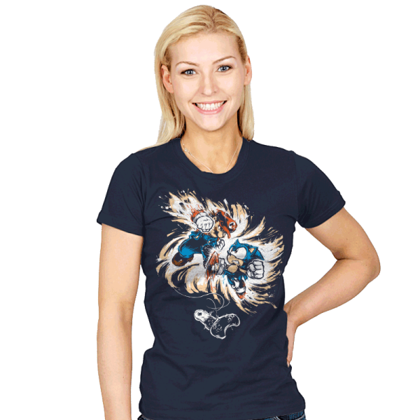 16 Bit Battle - Womens T-Shirts RIPT Apparel