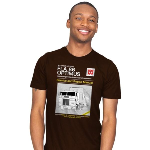 1984 Cab Repair Manual Exclusive - Shirtformers - Mens T-Shirts RIPT Apparel Small / Brown