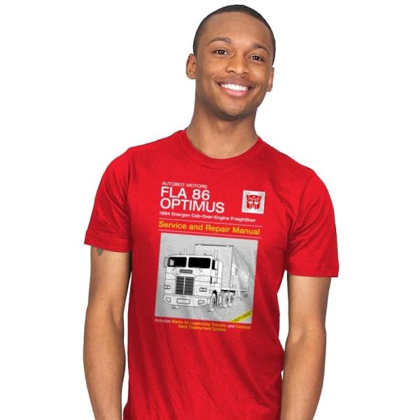 1984 Cab Repair Manual Exclusive - Shirtformers - Mens T-Shirts RIPT Apparel Small / Red