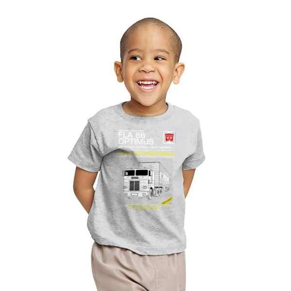 1984 Cab Repair Manual Exclusive - Shirtformers - Youth T-Shirts RIPT Apparel X-small / Sport grey