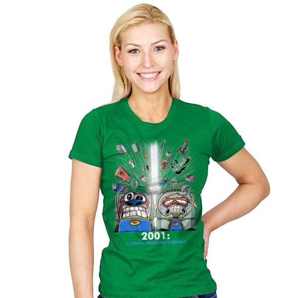 2001: A Space Madness Odyssey Exclusive - Womens T-Shirts RIPT Apparel Small / Kelly