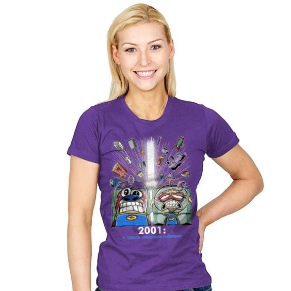 2001: A Space Madness Odyssey Exclusive - Womens T-Shirts RIPT Apparel Small / Purple