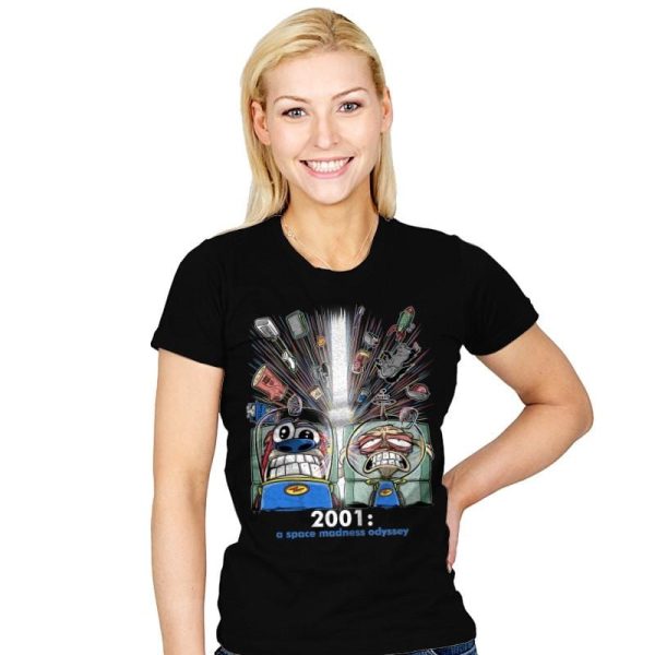2001: A Space Madness Odyssey - Womens T-Shirts RIPT Apparel