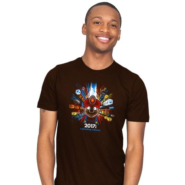 2017: A Plumbing Odyssey Exclusive - Mens T-Shirts RIPT Apparel Small / Brown