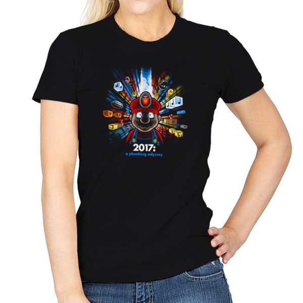 2017: A Plumbing Odyssey Exclusive - Womens T-Shirts RIPT Apparel Small / Black