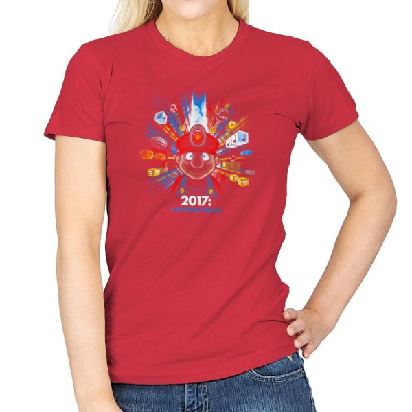 2017: A Plumbing Odyssey Exclusive - Womens T-Shirts RIPT Apparel Small / Red