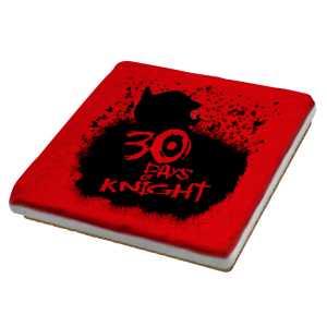 30 Days of Knight Exclusive - Coasters Coasters RIPT Apparel 1 Coaster / Red