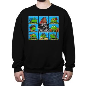 80s Mutant Bunch - Crew Neck Sweatshirt Crew Neck Sweatshirt RIPT Apparel Small / Black