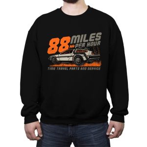 88mph - Crew Neck Sweatshirt Crew Neck Sweatshirt RIPT Apparel Small / Black