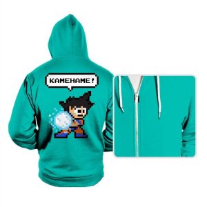 8bit Kamehame - Hoodies Hoodies RIPT Apparel
