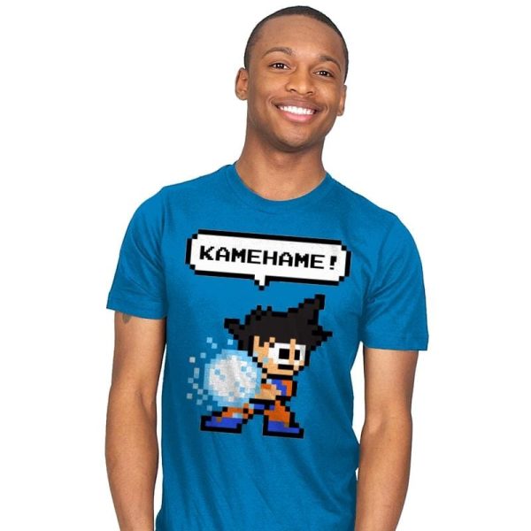 8bit Kamehame - Mens T-Shirts RIPT Apparel