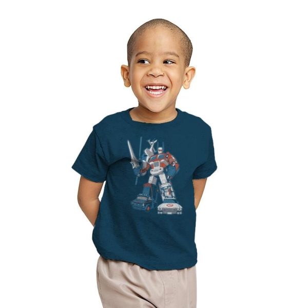 8Dtron Exclusive - Saturday Morning Tees - Youth T-Shirts RIPT Apparel X-small / Indigo