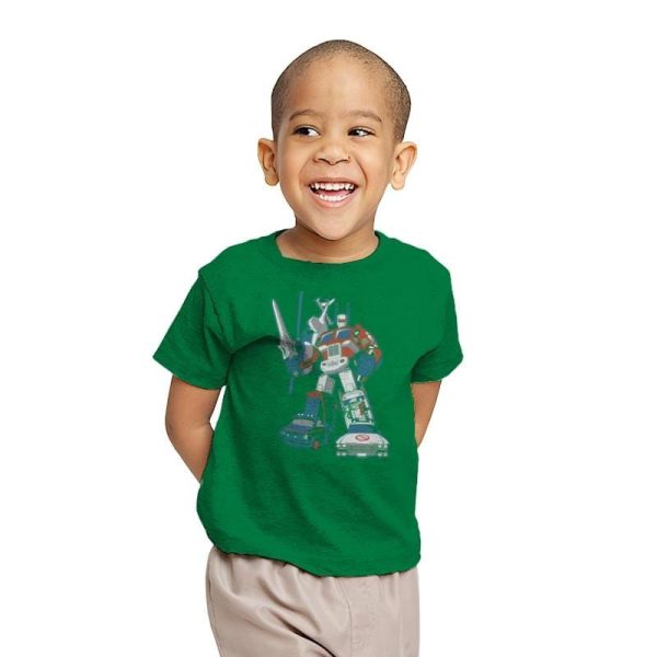 8Dtron Exclusive - Saturday Morning Tees - Youth T-Shirts RIPT Apparel X-small / Kelly