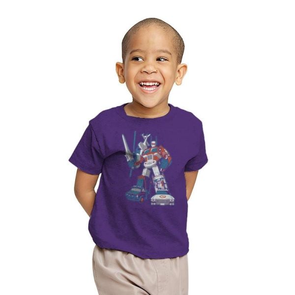 8Dtron Exclusive - Saturday Morning Tees - Youth T-Shirts RIPT Apparel X-small / Purple