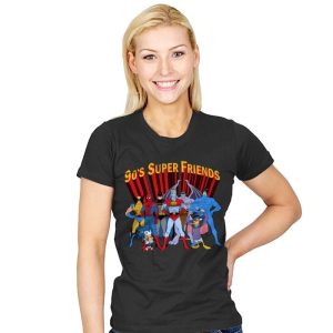 90's Super Friends - Womens T-Shirts RIPT Apparel