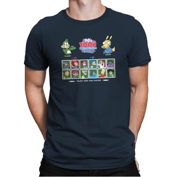 90's Toon Throwdown Exclusive - 90s Kid - Mens Premium T-Shirts RIPT Apparel Small / Indigo